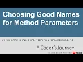 Clean Code in C - Choosing Good Names for Method Parameters