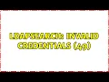 ldapsearch Invalid credentials 49