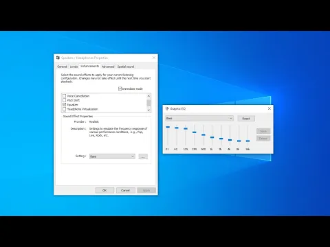 Download MP3 How to Increase Bass on Windows 10 Headphones and Speakers