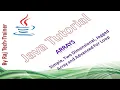 Java for Test Engineers Arrays - Advanced For Loop