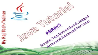 Java for Test Engineers Arrays - Advanced For Loop