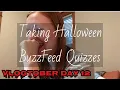 Taking Buzzfeed Halloween Quizzes