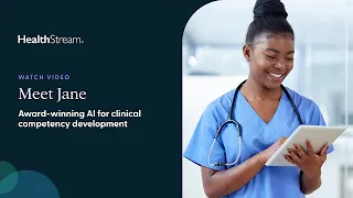 Meet Jane Award-winning Al for clinical competency development