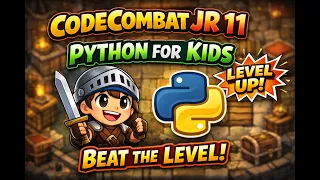 Codecombat Junior 11 - Learn Python for Kids Beginner Coding Step-by-Step
