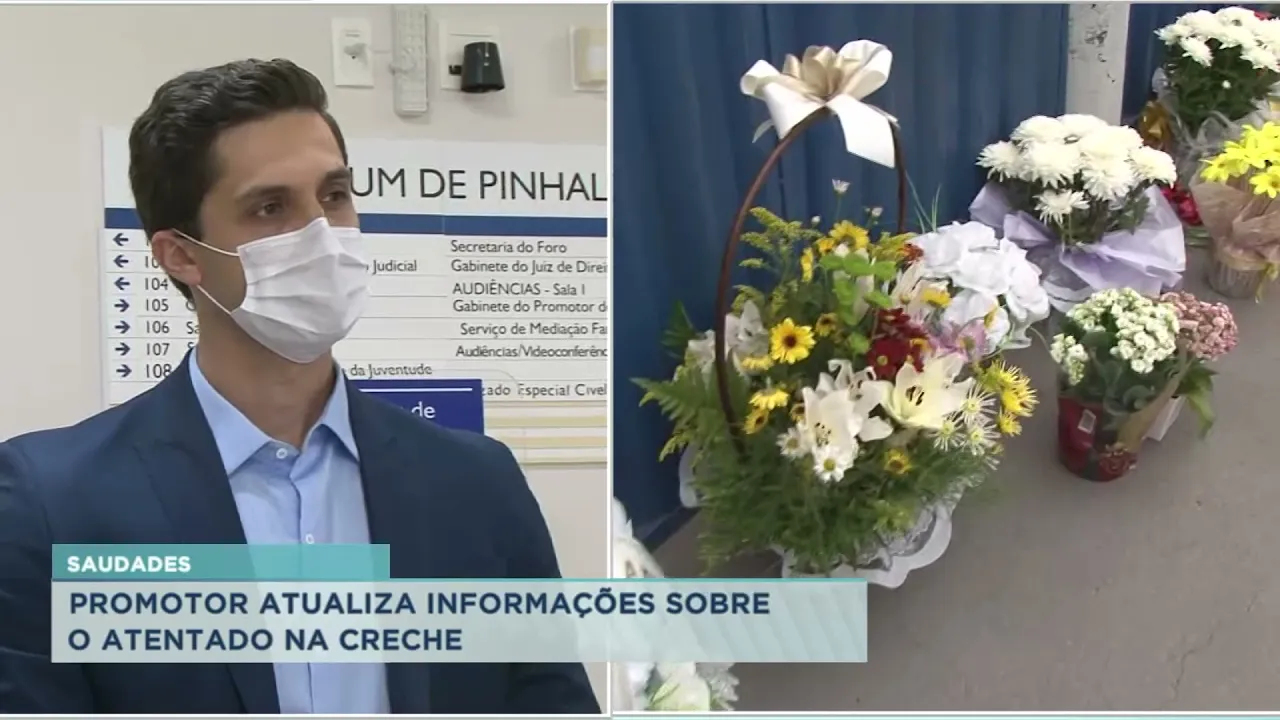 Saudades: promotor atualiza informações sobreo atentado na creche