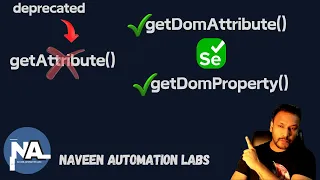 Selenium 4 27 Update getAttribute Method is Deprecated instead use