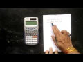 How to solve linear equations with 2 variables using scientific calculator CASIO fx-991ES PLUS