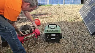 load testing harbor freight tailgator generator