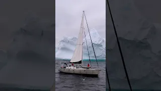 Living in our vision board rn 🥹✨ #epic #iceberg #greenland #sailing