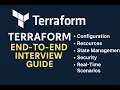 Terraform End-to-End Real-Time Project Interview Questions Full Crash Course for DevOps Engineer
