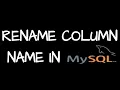 Change or rename column name in SQL Hindi