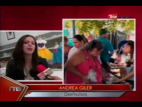 Andrea Giler presenta línea de ropa para ayudar a pequeños damnificados
