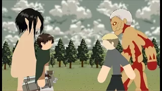 eren vs reiner stick fight 
