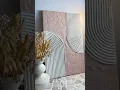 You ll never believe how easy this textured wall art is to create