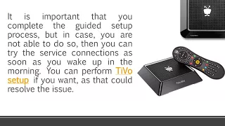 How To Fix Unable To Connect To The TiVo Service Error