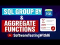 Lecture 5 SQL for Testing Analysis Aggregate Functions GROUP BY Tutorial