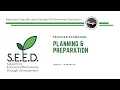 Teacher Standard Planning and Preparation
