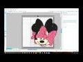 Pin The Bow On Minnie Mouse using Silhouette Cameo Tutorial