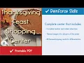 Thanksgiving Math Shopping Learning Center