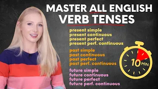 Master ALL English Verb Tenses (The Easiest Method!)