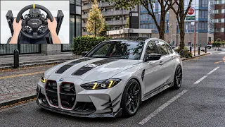BMW M3 CS G80 + DLSS5 | Forza Horizon 6 | Steering Wheel Gameplay