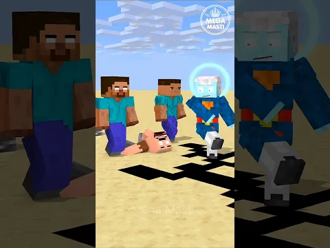 Herobrine + Bodybuilder😱Notch END GAME⚡|credit by@oreETV|#minecraft #shorts