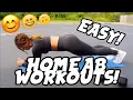 HOW TO DO SOME EASY AT HOME AB WORKOUTS