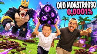 ROUBAMOS O OVO MONSTRUOSO DE 0,0001% NO ADMIN ABUSE! 😱🥚 #ROUBEUMOVO