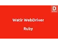 Watir webdriver Testing Tutorial