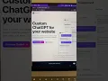 Download Lagu build a custom ChatGPT for your website #ai #chatgpt #chatbot #productivity
