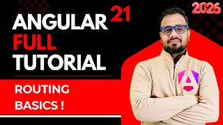 Angular 21 Tutorial in Hindi Routing Basics Routes RouterLink Router-Outlet