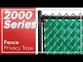Privacy Fence Tape by Fenpro