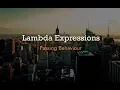 Introduction to Java 8 - Passing Behaviour with Lambda Expressions