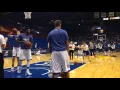 Cheick Diallo warms up for KU debut