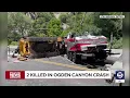 Two people killed three others injured in Ogden Canyon crash
