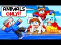 Download Lagu Locked On One RAFT, But We’re SUPERHERO PETS in Minecraft!