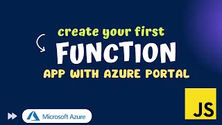 How to Create your first function app in the Azure portal Node js Azure function app JavaScript