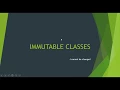 Java Interview Question Immutable Classes