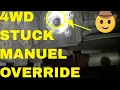 How To Override Stuck 4WD On A GMC Vehicle Transfer Case Control Module Remove and Replace