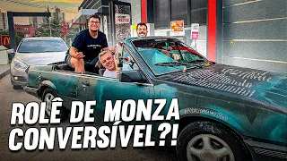 PRIMEIRO ROLÊ COM O MONZA CONVERSÍVEL????BURNOUT NO MCDONALDS????Será que fomos expulsos do Drive-Thru?