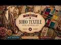 Boho Textile Flip Boho Textile Junk Journal Kit Flip Through 100 Plus Printable Pages Ephemera