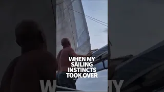 My sailing instincts took over. Took a 3rd reef #windedvoyage #sailinglife #africatravel #sailing