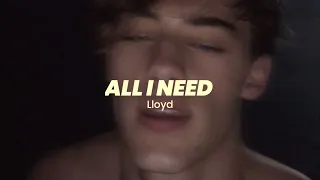 All I Need Lloyd Slowed And Reverb Lyrics 