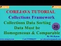 Core java Collections Framework -26 Data Sorting Comparable By Ratan sir