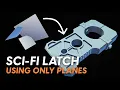 Create a non-destructive sci-fi latch using only planes ND Add-on