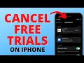 How to Cancel Free Trials Subscriptions on iPhone - Cancel Free Trial on iPhone
