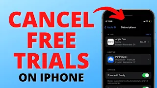 How to Cancel Free Trials Subscriptions on iPhone - Cancel Free Trial on iPhone