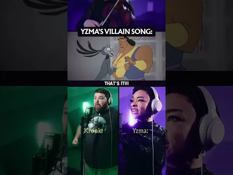 Day 116 of getting @Disney  to hire us! YZMA VILLAIN SONG Out Now ft.  @brianhullsvoice