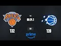 New York Knicks vs Orlando Magic Emirates NBA Cup Semifinals on Prime Live Scoreboard