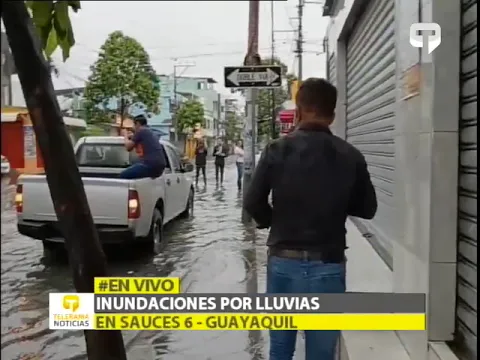 Inundaciones por lluvias en Sauces 6 - Guayaquil